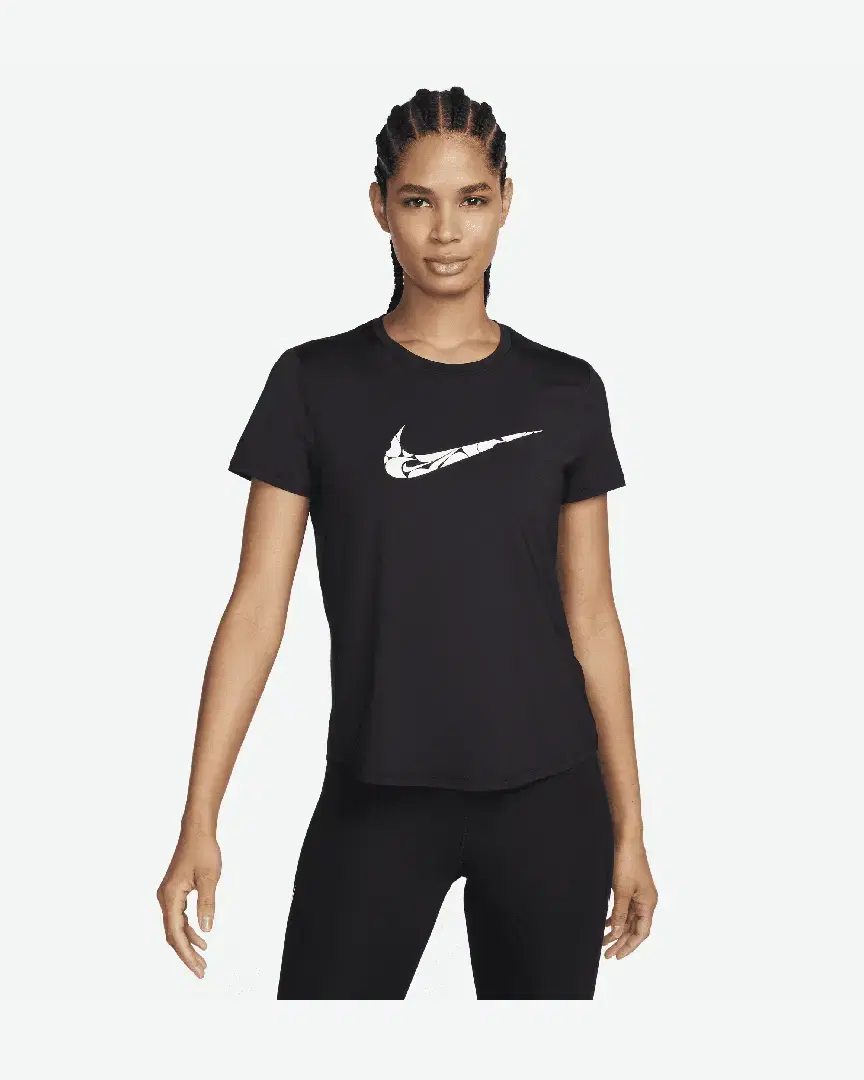 Tee-Shirt À Manches Courtes Dri-Fit Nike One Swoosh W - FN2618-010 (0) au meilleur prix !