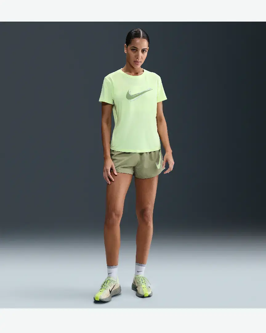 Tee-Shirt À Manches Courtes Dri-Fit Nike One Swoosh W - HJ2204-701 (3) au meilleur prix !