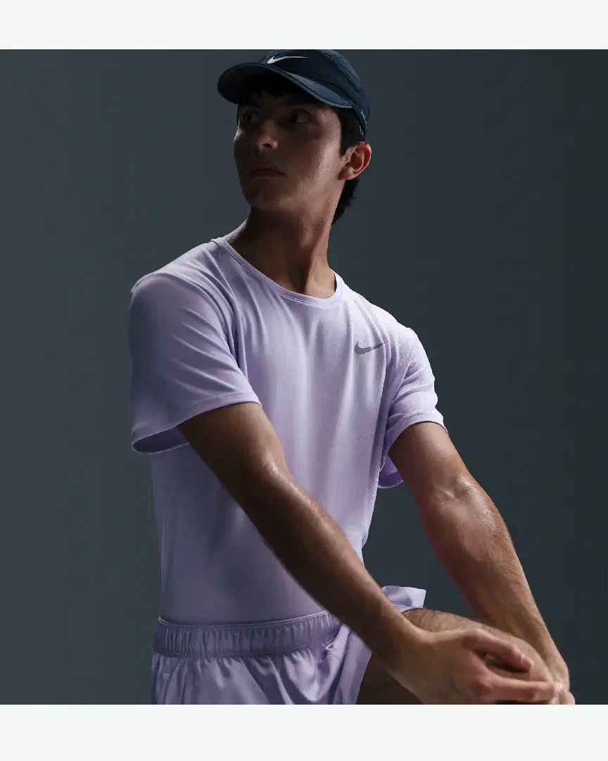 Tee-Shirt Nike M Nk Df Uv Miler Ss M - DV9315-515 (2) au meilleur prix !