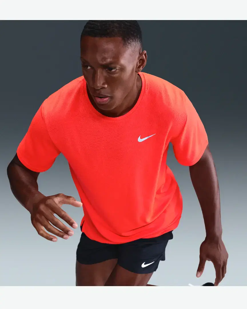 Tee-Shirt Nike M Nk Df Uv Miler Ss M - DV9315-635 (2) au meilleur prix !