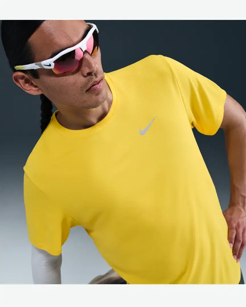 Tee-Shirt Nike M Nk Df Uv Miler Ss M - DV9315-718 (2) au meilleur prix !