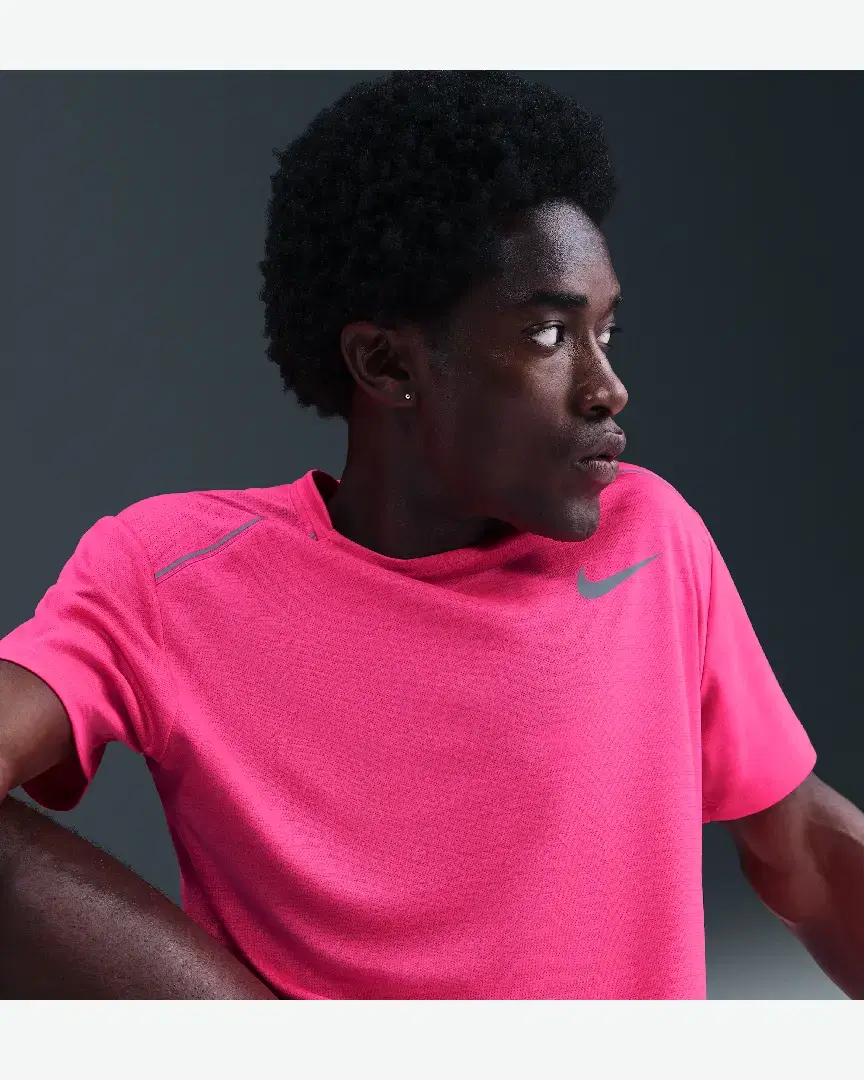 Tee-Shirt À Manches Courtes Et Motifs Nike Miler M - FZ4782-645 (2) au meilleur prix !