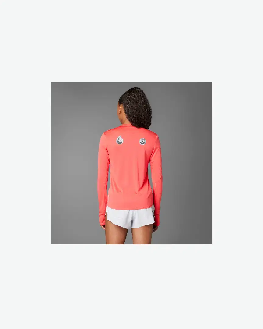 Tee-Shirt À Manches Longues Adidas Adizero Ekiden W - JM7899 (3) au meilleur prix !