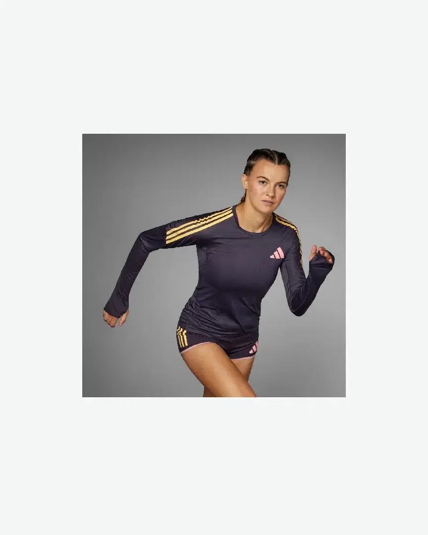 Tee-Shirt À Manches Longues Adidas Adizero W - IN1205 (2) au meilleur prix !