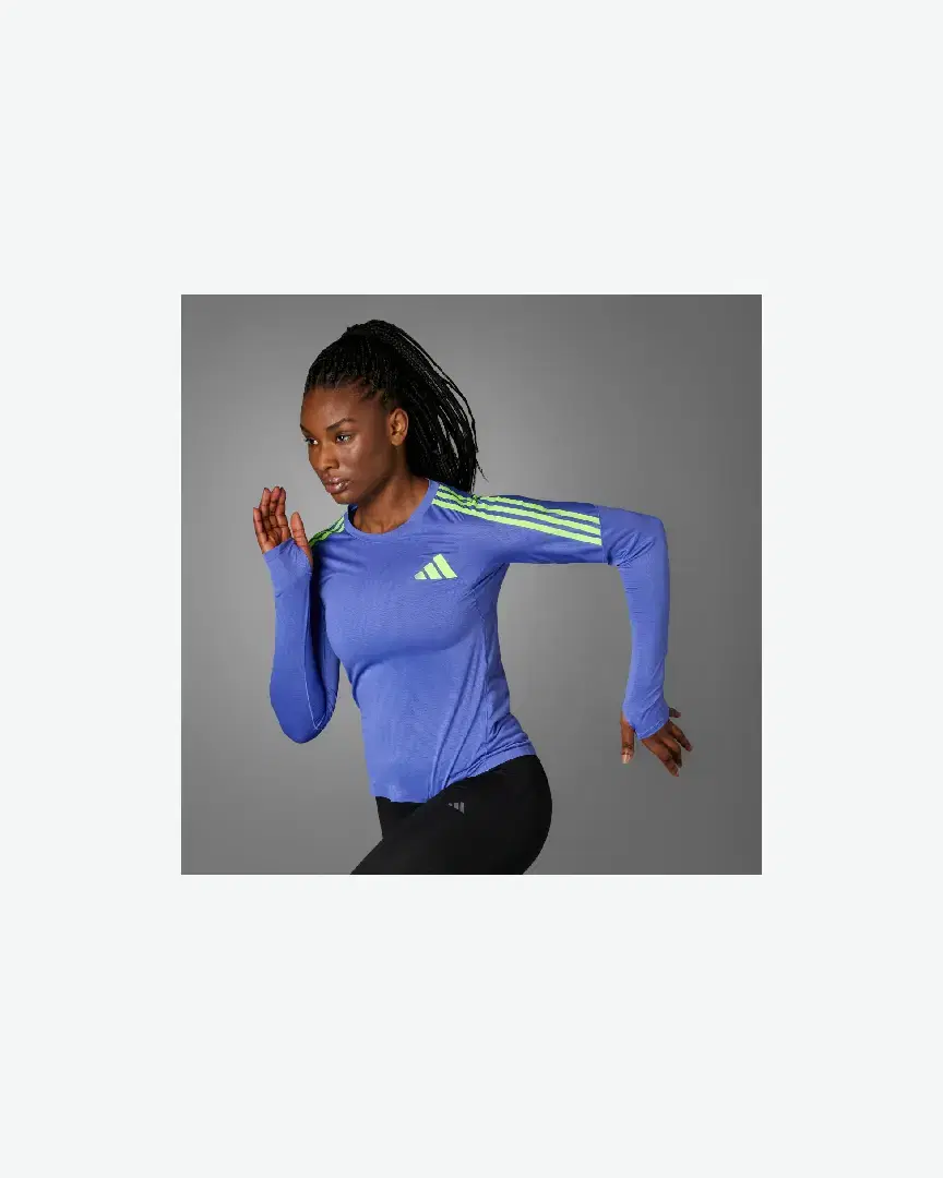 Tee-Shirt À Manches Longues Adidas Adizero W - IT2187 (2) au meilleur prix !