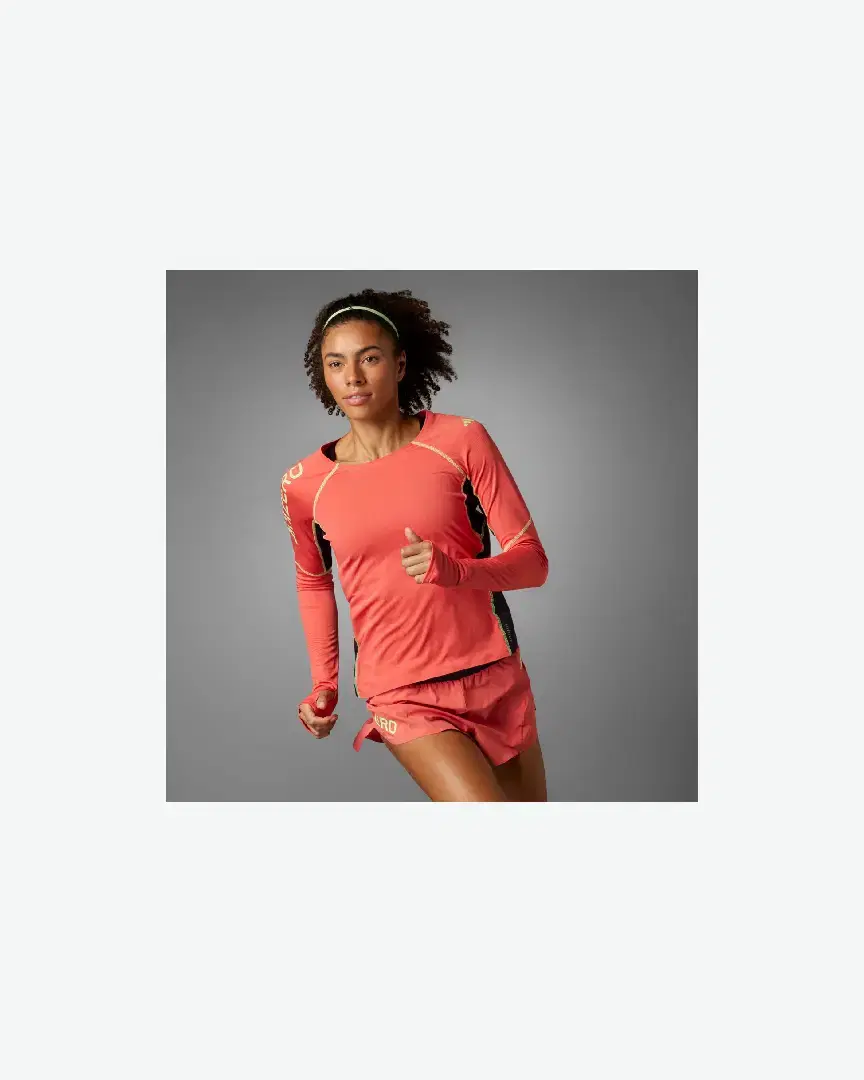 Tee-Shirt À Manches Longues Adidas Ekiden Ls W - IS0700 (2) au meilleur prix !