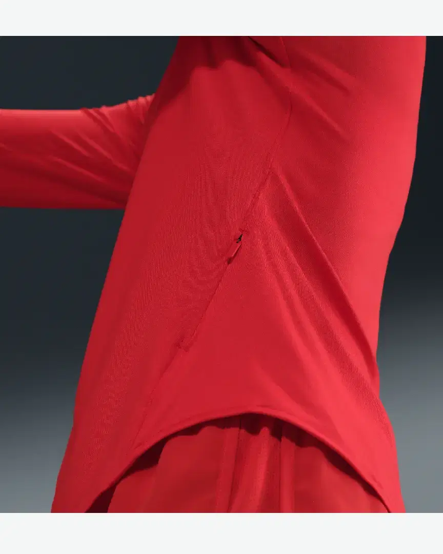 Tee-Shirt À Manches Longues Et Col Ras-Du-Cou Dri-Fit Anti-Uv Nike Swift W - HQ0503-696 (2) au meilleur prix !