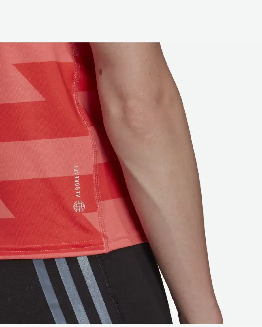 Tee-shirt adidas Fast Allover Print W - HH9209 (3) au meilleur prix !