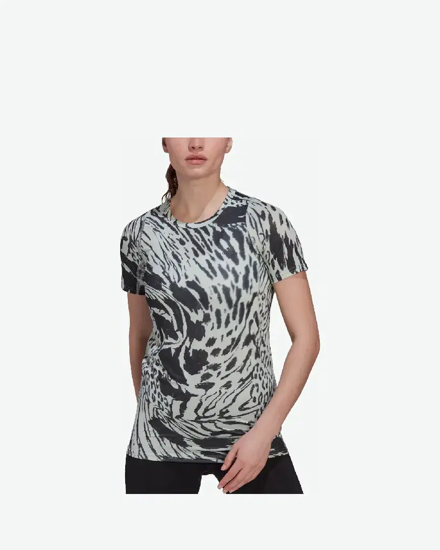 Tee-Shirt Adidas Fast Aop Tee W - HK8989 (0) au meilleur prix !