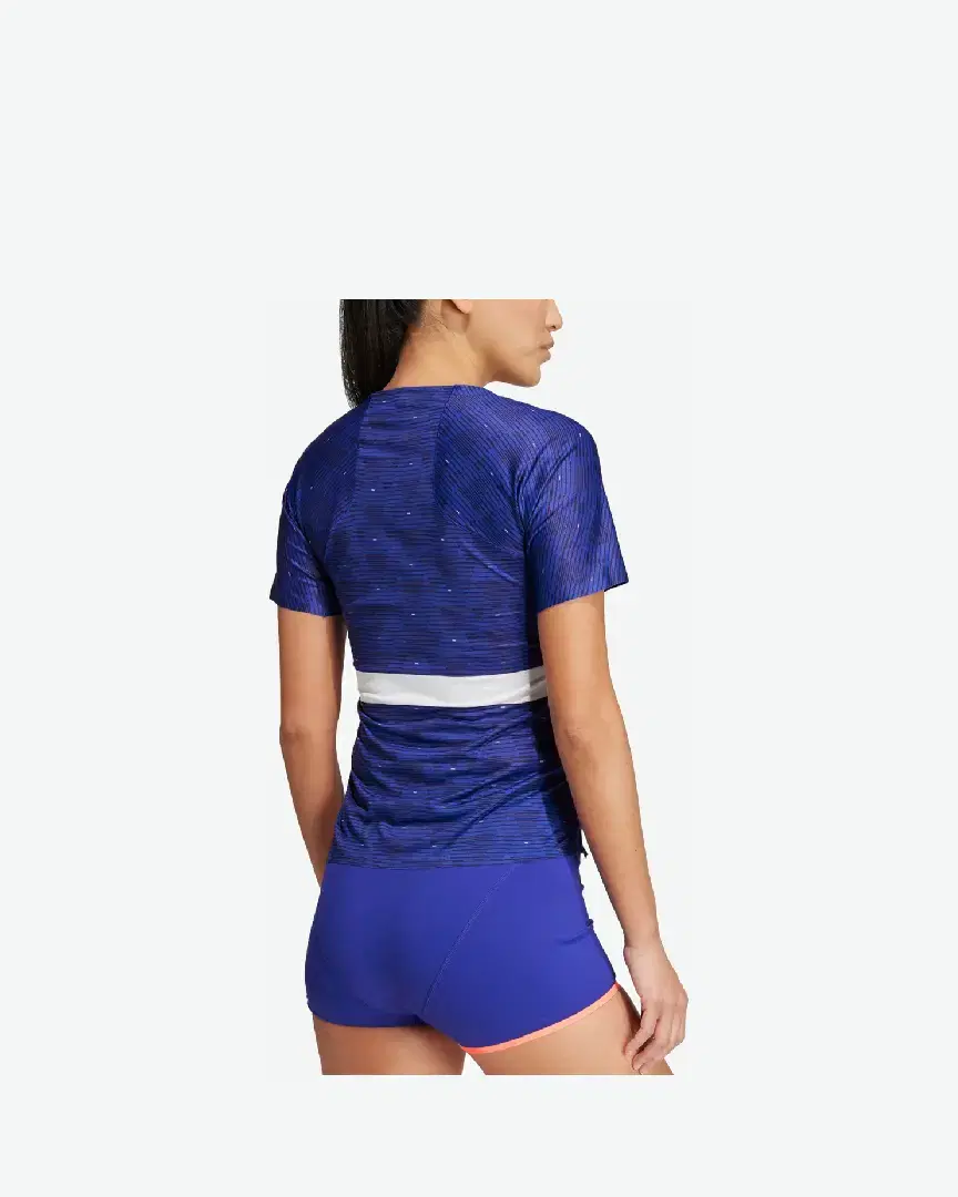 Tee-Shirt Adidas Team France W - IT4008 (1) au meilleur prix !