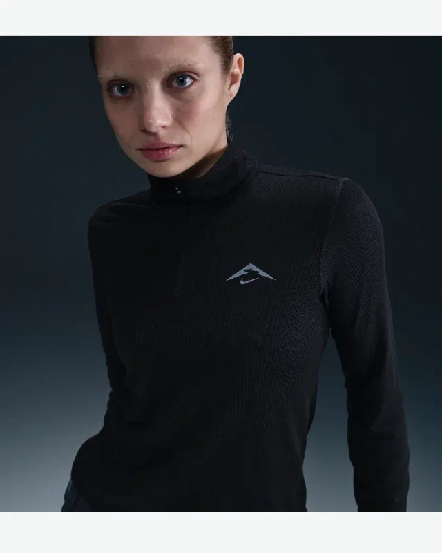 Tee-Shirt Deuxième Couche Dri-Fit À 1/4 De Zip Nike Trail W