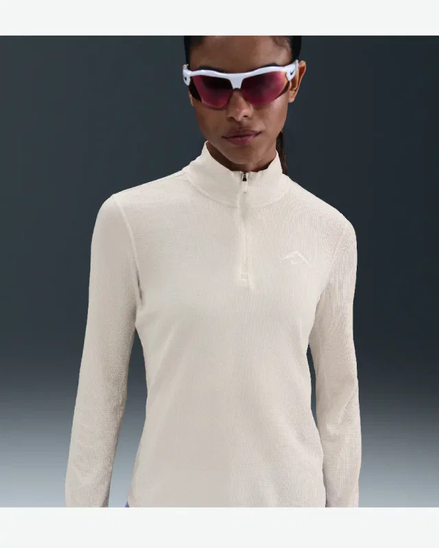 Tee-Shirt Deuxième Couche Dri-Fit À 1/4 De Zip Nike Trail W
