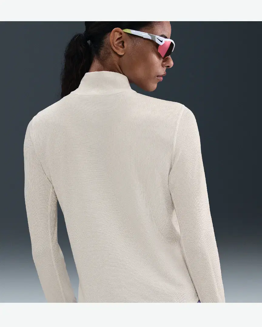 Tee-Shirt Deuxième Couche Dri-Fit À 1/4 De Zip Nike Trail W - HJ2248-030 (1) au meilleur prix !