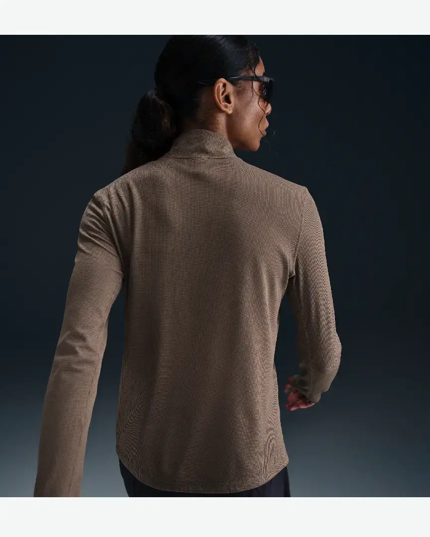 Tee-Shirt Deuxième Couche Dri-Fit À 1/4 De Zip Nike Trail W - HJ2248-233 (1) au meilleur prix !