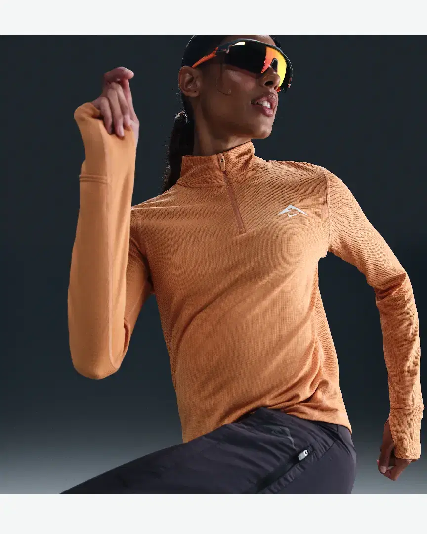 Tee-Shirt Deuxième Couche Dri-Fit À 1/4 De Zip Nike Trail W - HJ2248-856 (2) au meilleur prix !