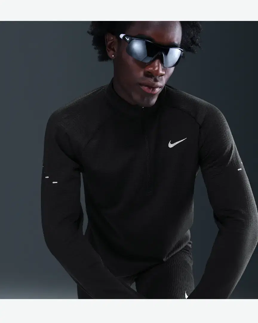 Tee-Shirt D'hiver À Demi-Zip Therma-Fit Repel Nike Stride M - HV2707-010 (2) au meilleur prix !