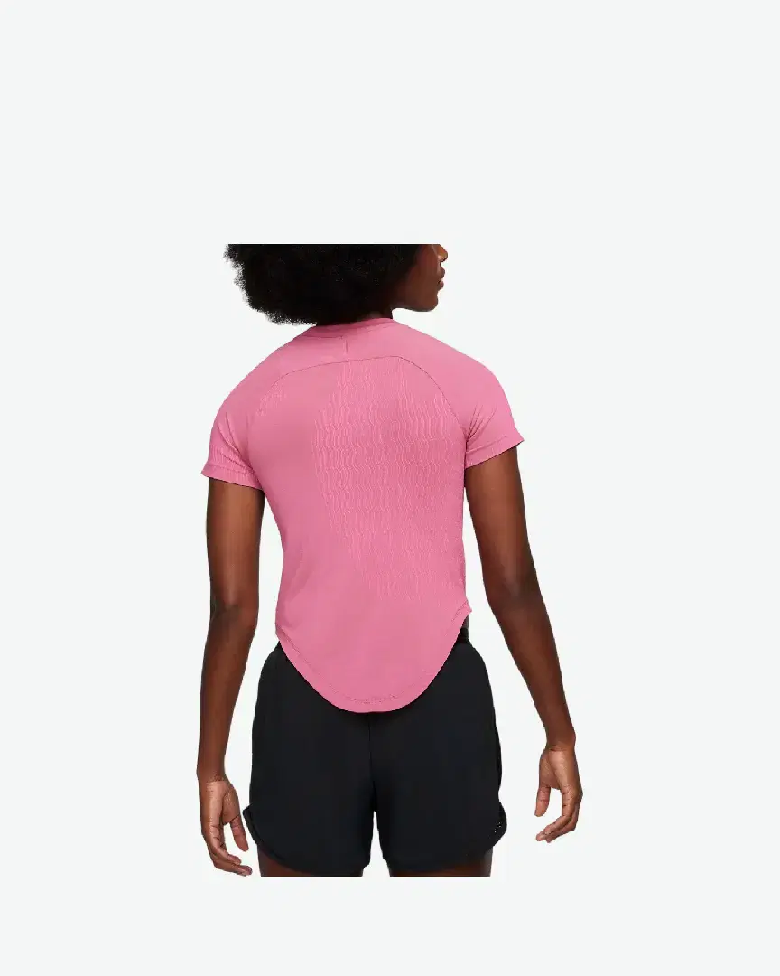 Tee-Shirt Nike W Nk Rn Dvn Dfadv Eng Ss Tp W - FN2581-605 (1) au meilleur prix !